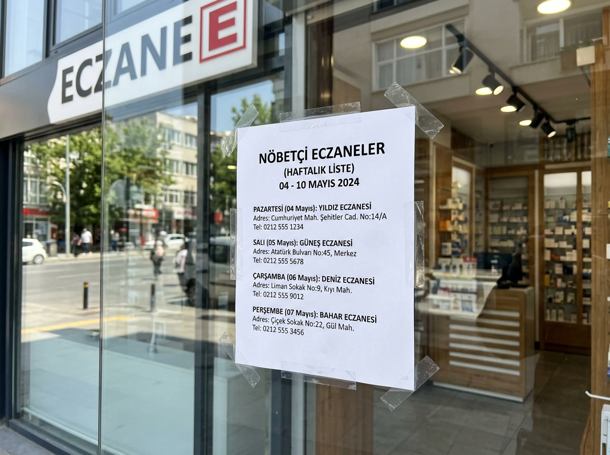 A4 Kağıt Nöbet Listesi