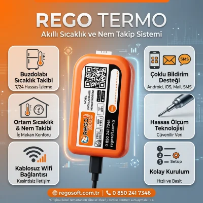 REGO Termo - Eczane Isı Nem Takip Cihazı - Regosoft Fırsat