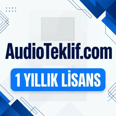 AudioTeklif.com - 1 Yıl Lisans - Regosoft Fırsat