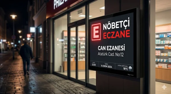 Eczane Led Tabela ve Akıllı Nöbetçi Eczane Panosu Sistemleri - Regosoft Blog İçeriği